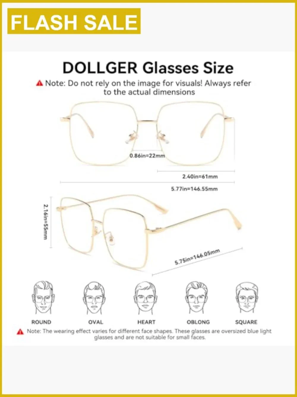 Blue Light Blocking Glasses Metal Frame UV Filter Square Eyeglasses Women